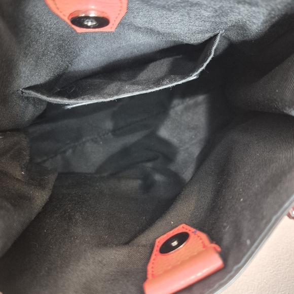 Rebecca Minkoff Leather Mini Blair Tote Crossbody Handbag in Poppy  *No Fringe - Picture 13 of 16